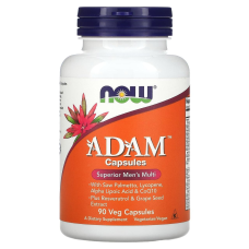 Now Foods, ADAM, чудові мультивітаміни для чоловіків, 90 рослинних капсул