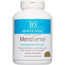 Natural Factors, WomenSense, MenoSense, формула для підтримки організму під час менопаузи, 180 вегетаріанських капсул