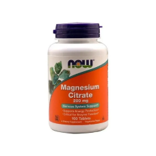 NOW Foods, Цитрат магнію, 200 мг, 100 таблеток