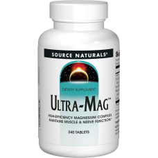 Магній (ультра), Ultra-Mag, Source Naturals, 240 таблеток