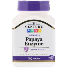 21st Century, фермент папаї, 100 жувальних таблеток