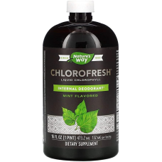 Nature“s Way, Chlorofresh, рідкий хлорофіл, з ароматом м“яти, 132 мг, 473,2 мл